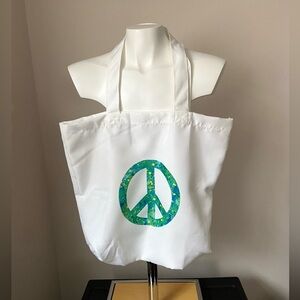 Peace Sign Reusable Tote